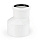 Патрубок Rehau 110х50 эксцентрический RAUPIANO PLUS