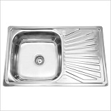 Мойка врезная Sinklight 78*48 0.8x180 выпуск 3 1/2 левая