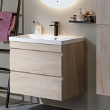 Тумба под раковину Aquanet Нота New 60 дуб светлый