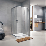 Душевое ограждение квадратное KOLLER POOL GRACE G12080SC 1200x800x1900 прозрачное Transparent  6мм CALC FREE хром
