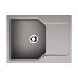 Каменная мойка Omoikiri Yonaka 65-GR Artgranit/leningrad grey прямоугольная с крылом
