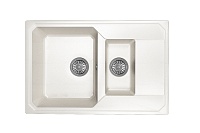 Кухонная мойка КАРДИНАЛ 760К В наличииБелый