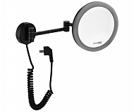 Зеркало Wasser Kraft с LED-подсветкой, 3-х кратным увеличением K-1004BLACK
