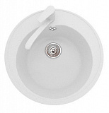 Мойка гранитная POLYGRAN F-05 (белая)
