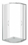 Душевое ограждение BAS LATTE R-90-C-WE 90x90 прозрачное стекло