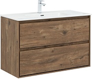 Тумба под раковину Aquanet Милан 100 дуб рустикальный