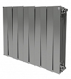 Биметаллический радиатор Royal Thermo PianoForte 500/Silver Satin, 10 секции