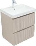 Тумба под раковину Aquanet Джейн (Flat) 60 бежевый