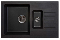 Мойка Orivel Quadro Plus 1.5D 151348 Черная