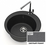 Мойка из искусственного камня GLANZ J30 светлый графит