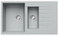 Мойка гранитная Tolero Classic R-118 856172 платина