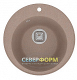 Мойка кварцевая Tolero R-108 (темно-бежевый)