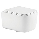 Унитаз подвесной Azario VATER 360х520х350 безободковый, система смыва "Скрытое Торнадо", с быстросъемным сиденьем "Микролифт" (AZ-5104T-WHT)