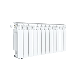 Радиатор биметаллический RIFAR MONOLIT VENTIL 350 х 12 секций нижнее левое подключение