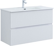 Тумба под раковину Aquanet Джейн 100 белый матовый