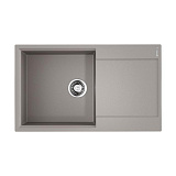 Каменная мойка Omoikiri Daisen 86-GR Artgranit/leningrad grey   прямоугольная с крылом
