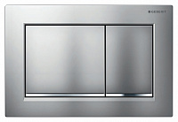 Клавиша смыва Omega30 Geberit хром матовый, хром глянец 115.080.KN.1