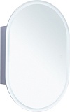 Зеркальный шкаф Aquanet Монте 60 белый, с LED подсветкой
