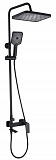ДУШЕВАЯ СТОЙКА СО СМЕСИТЕЛЕМ С  КОРОТКИМ ИЗЛИВОМ FENDI BLACK 68050