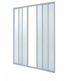Душевое ограждение МЕТАКАМ Купе, 1500х1770, 4 створки, Россия