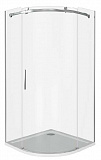 Душевое ограждение BAS GALAXY R-100-C-CH 100x100 прозрачное стекло