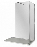Душевое ограждение BAS WALK IN SP+P-90-C-CH 90 боковое стекло, без штанги