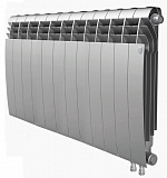 Биметаллический радиатор Royal Thermo Biliner 500 V 12 секции Silver Satin нижнее подключение