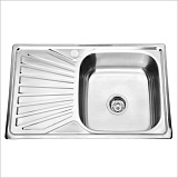 Мойка врезная Sinklight 78*48 0.8x180 выпуск 3 1/2 правая