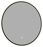 Зеркало Aquanet Контур D 770 LED TX антипар, черный