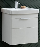 Тумба под раковину Aquanet Ирис new 60 белый глянец (1 ящик, 2 дверцы)