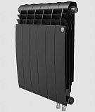Биметаллический радиатор Royal Thermo Biliner 500 V 6 секции Noir Sable нижнее подключение