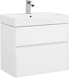 Тумба с раковиной Aquanet Бруклин 70 белый