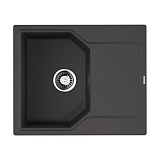 Каменная мойка Omoikiri Yonaka 61-BL Artgranit/черный   прямоугольная с крылом