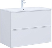 Тумба с раковиной Aquanet Арт 90 цв.белый матовый