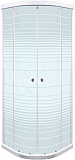 Душевая ширма ТРИТОН Полосы 90x90x170