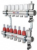 Коллекторный блок VALTEC VTc.596.EMNX.0610 1", 10 выходов 3/4"