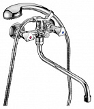 Смеситель для ванны MILARDO, Bering, BE270BW6K+W21MI
