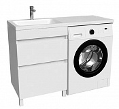 Тумба напольная для стиральной машины Iddis 60см Optima Home OPH12LBi95K