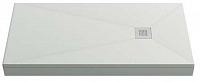 Поддон из литьевого мрамора BAS Essentia Just white 160x80