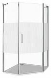 Душевое ограждение BAS PANDORA PNT-90-T-CH 90x90 прозрачное стекло с рисунком
