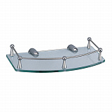 Полка стеклянная с бортиком K-588 WASSER KRAFT, 215-004