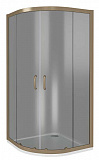 Душевое ограждение BAS JAZZ R-90-B-BR 90x90 тонированное стекло