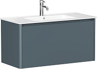 Тумба под раковину Allen Brau Gravity 100 1.370014.BGM синий матовый