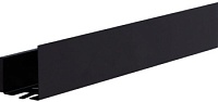 Полка Aquanet Магнум 50x12 черная матовая, с крючками