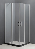 Душевой уголок Oporto Shower 8107 80x80 стекло прозрачное