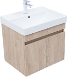 Тумба под раковину Aquanet Оптима 60 дуб светлый