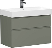 Тумба под раковину Allen Brau Infinity 85 1.210026.CGM олива матовый