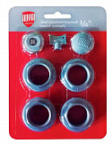 Присоединительный набор Royal Thermo 3/4" серебристый