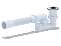 Сифон для душевого поддона Ани Пласт 40/50, 1 1/2*40, h123, E215