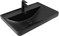 Раковина Aquanet Ирис 70 черная матовая